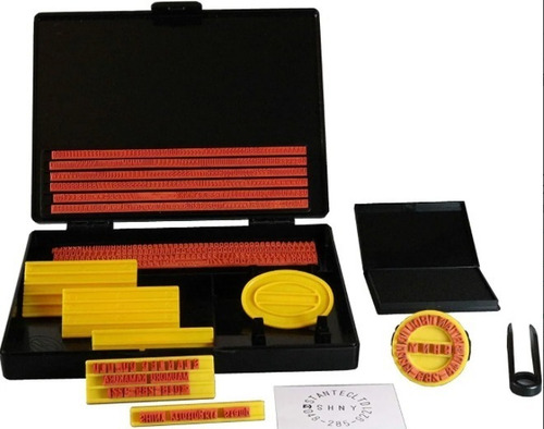 Kit De Sello Para Armar S200 Almohadilla Imprentilla C/tinta Tinta Negro Exterior