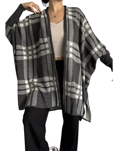 Sacos Ruana Saco Tipo Ruana Poncho Amplio | Envío gratis
