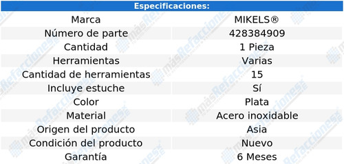 Navaja Tipo Suiza 15 En 1 Mikels Knasu-151