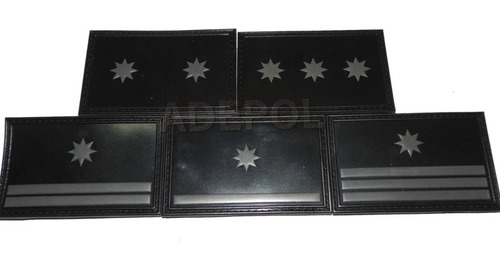 Jerarquias Policia Ciudad Pvc Goma