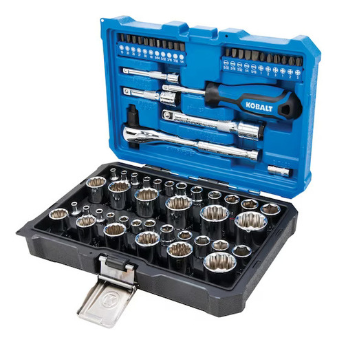 Juego De Dados Mecanicos Kobalt 64 Pzs Std Y Mm (Usado)