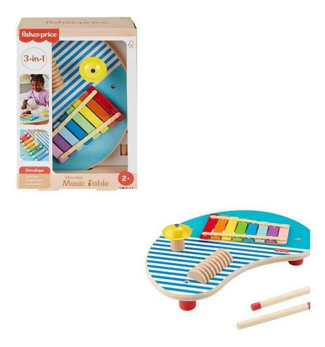 Fisher Price Mesa Musical De Actividades De Madera