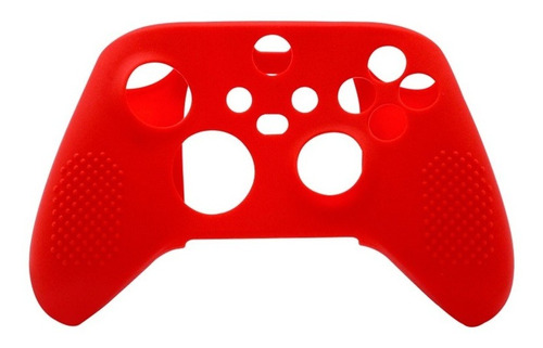 Funda Protector De Silicona Joystick Xbox Series S / X Rojo