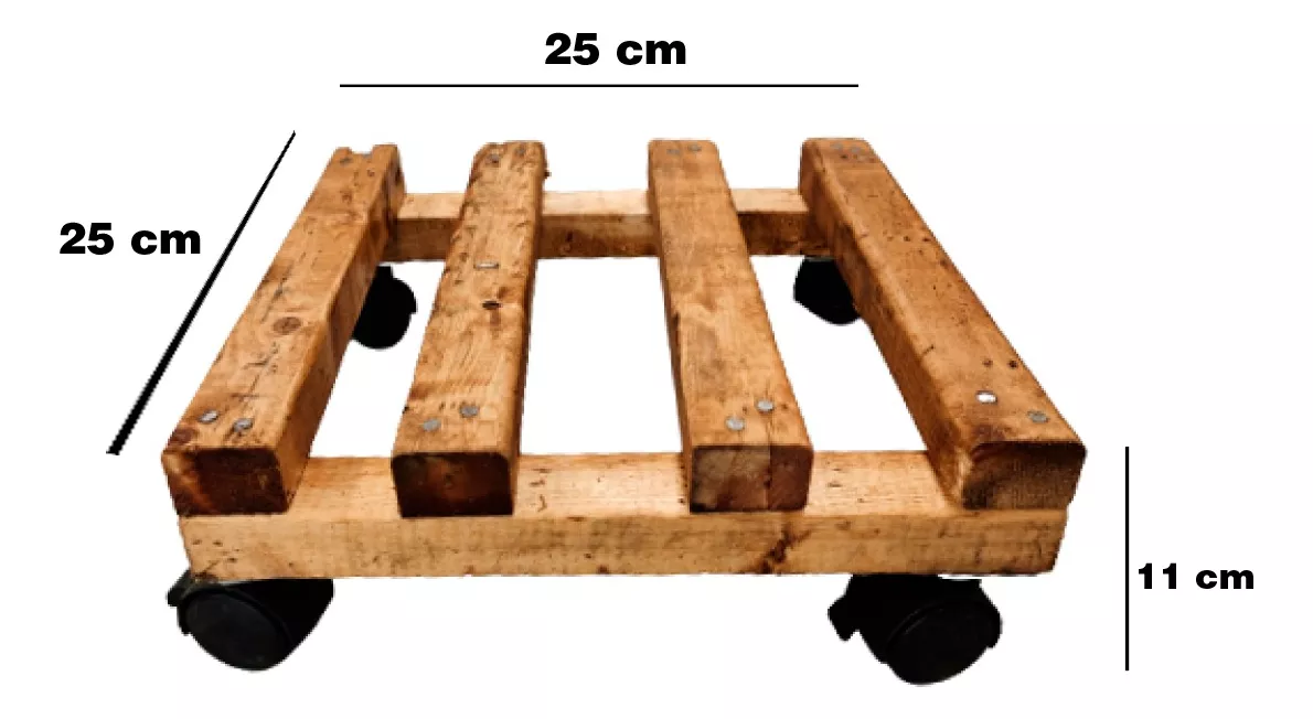 Tercera imagen para búsqueda de bases de madera para macetas