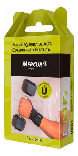 Munhequeira Alta Compressão Elástica Mercur 1 Unidade