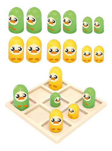 Juego Tic Tac Toe, Juego De Damas, Regalos Únicos Pato