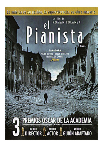 Dvd El Pianista. The Pianist