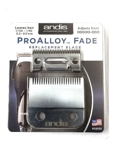 Cuchillas : Andis 69130 Proalloy Fade Reemplazo