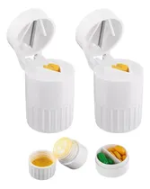 Comprar Pack X2 Pastillero 3en1: Cortador, Triturador, Organizador Cortador De Pastillas Marin Organizador De Pastillas Pastillero 3en1 2 Unidades Pastillero Organizador Pastillero Triturador Marin Shop
