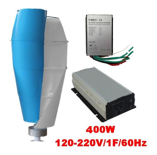 Generador Eólico Ecológico, Mxear-001, Generador 400w, 24v,