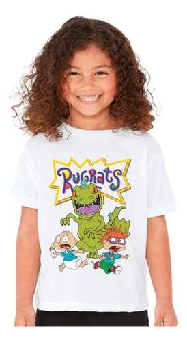 Playera Rugrats Para Niños Playera  Niños Liviana Y Suave