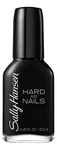 Esmalte de uñas Hard As Nails de Sally Hansen con vitamina B5, color negro