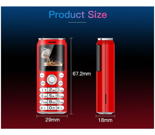 Teléfono Móvil Pequeño Bluetooth K8 Con Cámara Mini Marcador