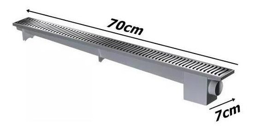 Ralo Linear Herc Alumínio 70 Cm