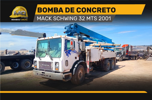 Bomba Pluma De Concreto Mack  Schwing 32 Mts 2001