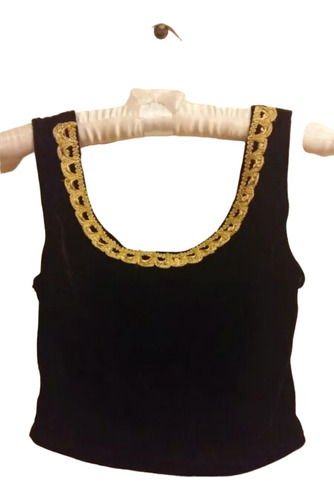 Nueva Musculosa Top Terciopelo Talle S