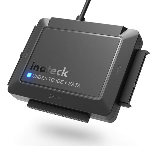 Lector Inateck Usb 3.0 A Disco Duro Externo Con Fuente De Al