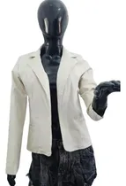 Comprar Saco Blazer Largo Bolsillos Entallado Bengalina Mujer Dama