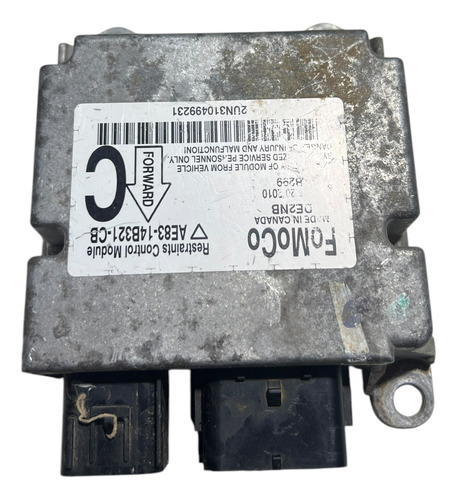 Módulo Airbag Ford New Fiesta Ae83-14b321-cb Requer Progamaç