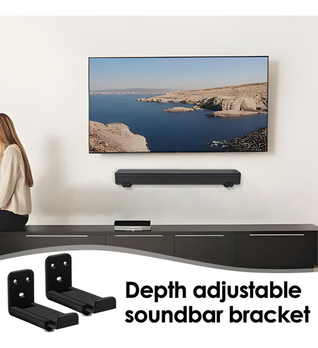 Profundidad Ajustable Del Soporte De La Barra De Sonido Sopo