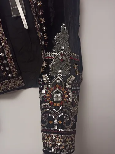 Saco Chaqueta Fiesta Noche Bordada Importada Velvet