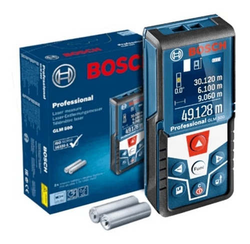 Imagem 2 de 7 de Medidor De Distancia Glm 500 Trena A Laser 50m Bosch