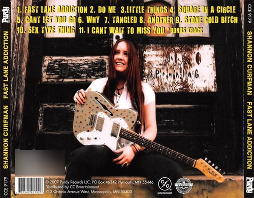 Shannon Curfman Fast Lane Addiction (cd Nuevo Import)