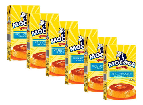 Kit 6 Mistura Láctea Tipo Leite Condensado Mococa 395g