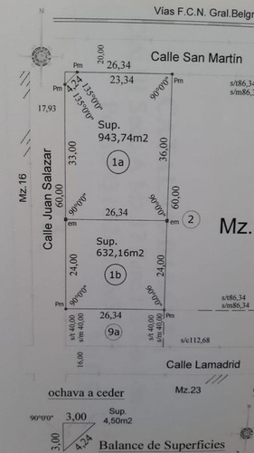 Imagen 4 de 5 de Terreno 26x36 Sobre Ruta En Tres Sargentos, Carmen De Areco