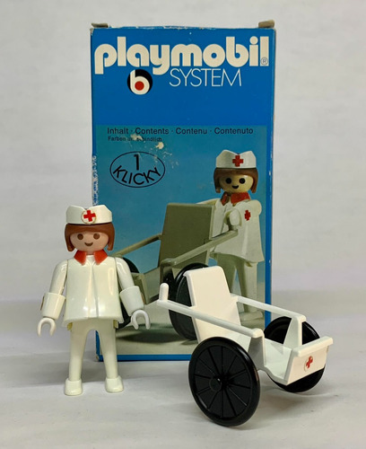 Playmobil 3362 Enfermera Set Del Año 1976 Vintage Rtrmx