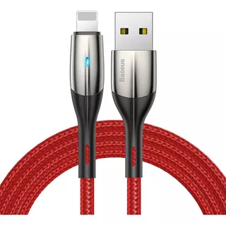 1x - 2m (6ft) - For iPhone 8/8 Plus - Red - Cable Relámp-756