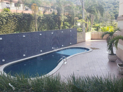 Apartamento Com Sacada Na Sala E Nos 2 Quartos, 62 M² Por R$ 230.000 - Santa Bárbara - Niterói/rj - Ap46551