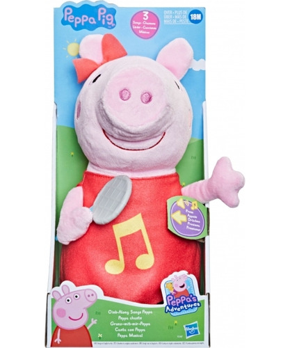 Hasbro F2187 Peluche Peppa Pig Musical Peppa Pig