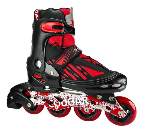 Patines Linea Semiprofesionales Cougar Ruedas Goma 76mm