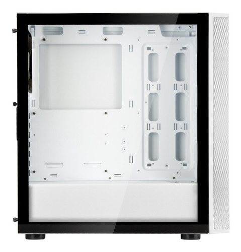 Gabinete Silverstone Fara R1 Vidrio Templado Y Mesh Frontal