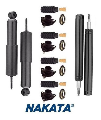 Kit Amortecedor 4 Nakata +kits Diant Axios Gol Bola G2/g3/g4