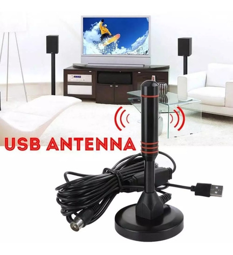 Imagen 4 de 8 de Antena De Tv Digital Amplificada Ultra Hdtv 200 Millas