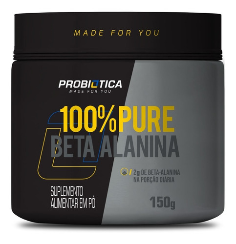 Beta Alanina 100% Pura Beta 150g Pre Treino - Probiotica 