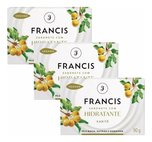 Sabonete Francis Em Barra Sortidos Kit C/48