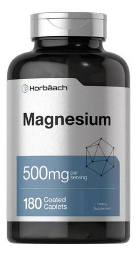 Óxido Magnesio 500mg Bienestar Muscular (180 Caps) Americano Sabor Sin Sabor