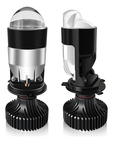 2 Faros Antiniebla Led A9 Lt-h4 De Doble Lente Modificados P