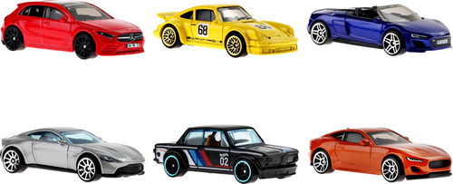 Hot Wheels European Car Culture Multipacks De 6 Coches De Ju