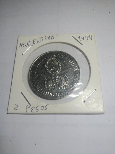 Moneda Argentina 2 Pesos Año 1994 