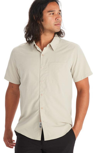 Camisa Aerobora Ss Beige