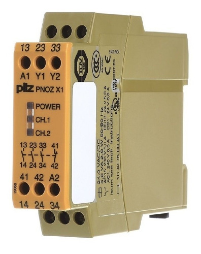 774300 Pilz Relevador Seguridad Pnoz X1 24vac/dc 3n/o 1n/c