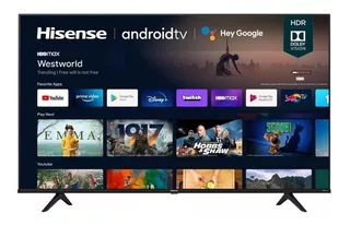 Smart TV portátil Hisense A6G Series 50A6G LED Android TV 4K 50" 120V