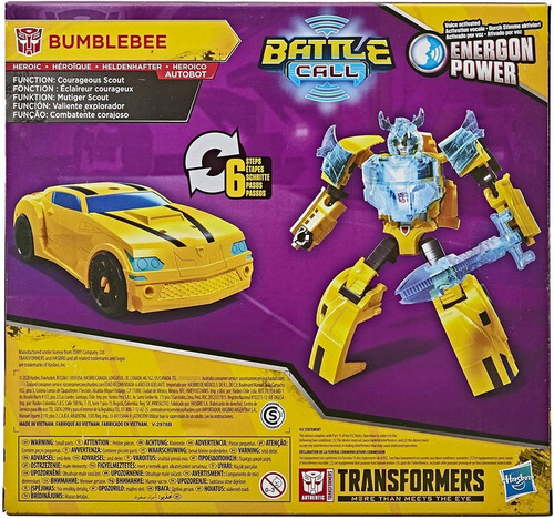 Transformers Bumblebee Cyberverse Adventures Battle Call Tro
