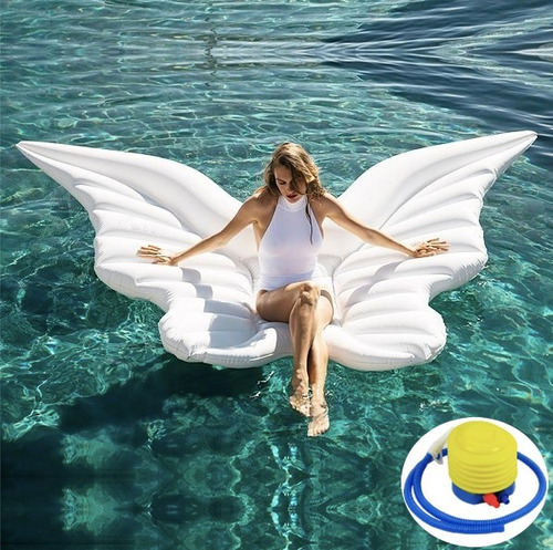 Flotador Inflable Salvavidas Gigante Para Alberca Y Mar Alas