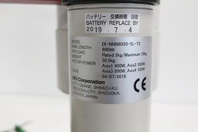 Iai Corporation Ix-nnn6020 Scara Robot, Xsel-qx4-nnn6020 Qqq