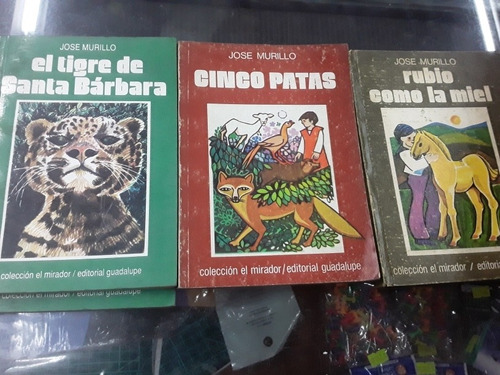 José Murillo - Lote X 3 Libros Cinco Patas - El Tigre Rubio | MercadoLibre